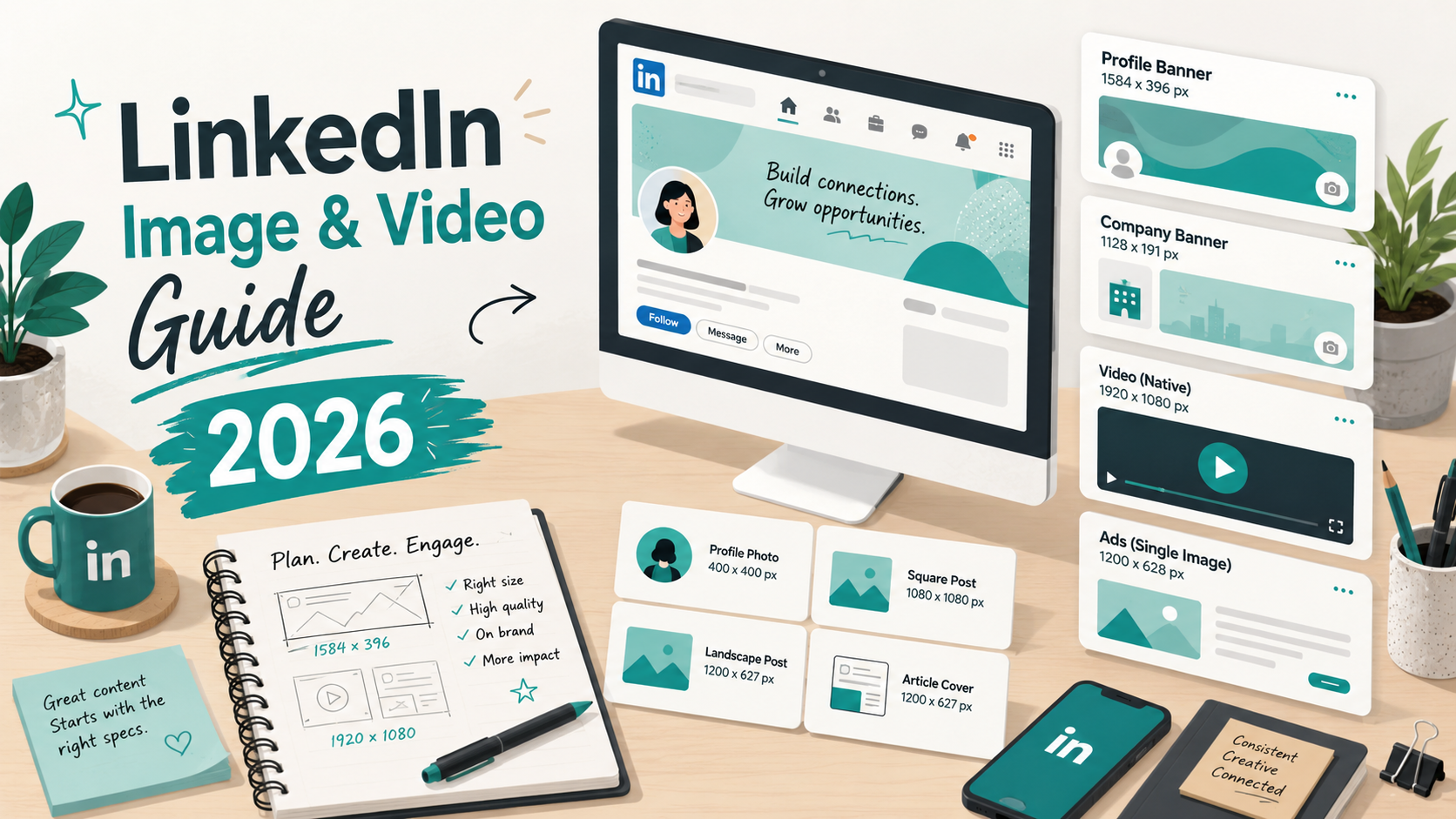 LinkedIn document carousel post showing multiple slides in the feed