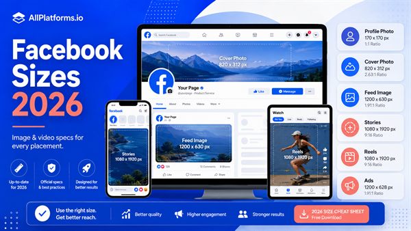 Facebook Image & Video Sizes: Complete Guide for 2026